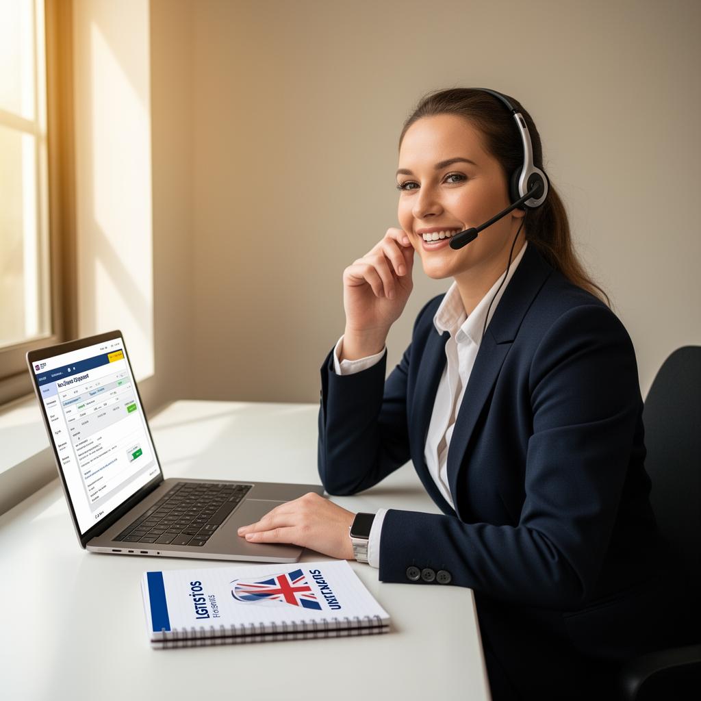 ASB Logistics customer service specialist ready to discuss UK logistics requirements and provide tailored quote by phone